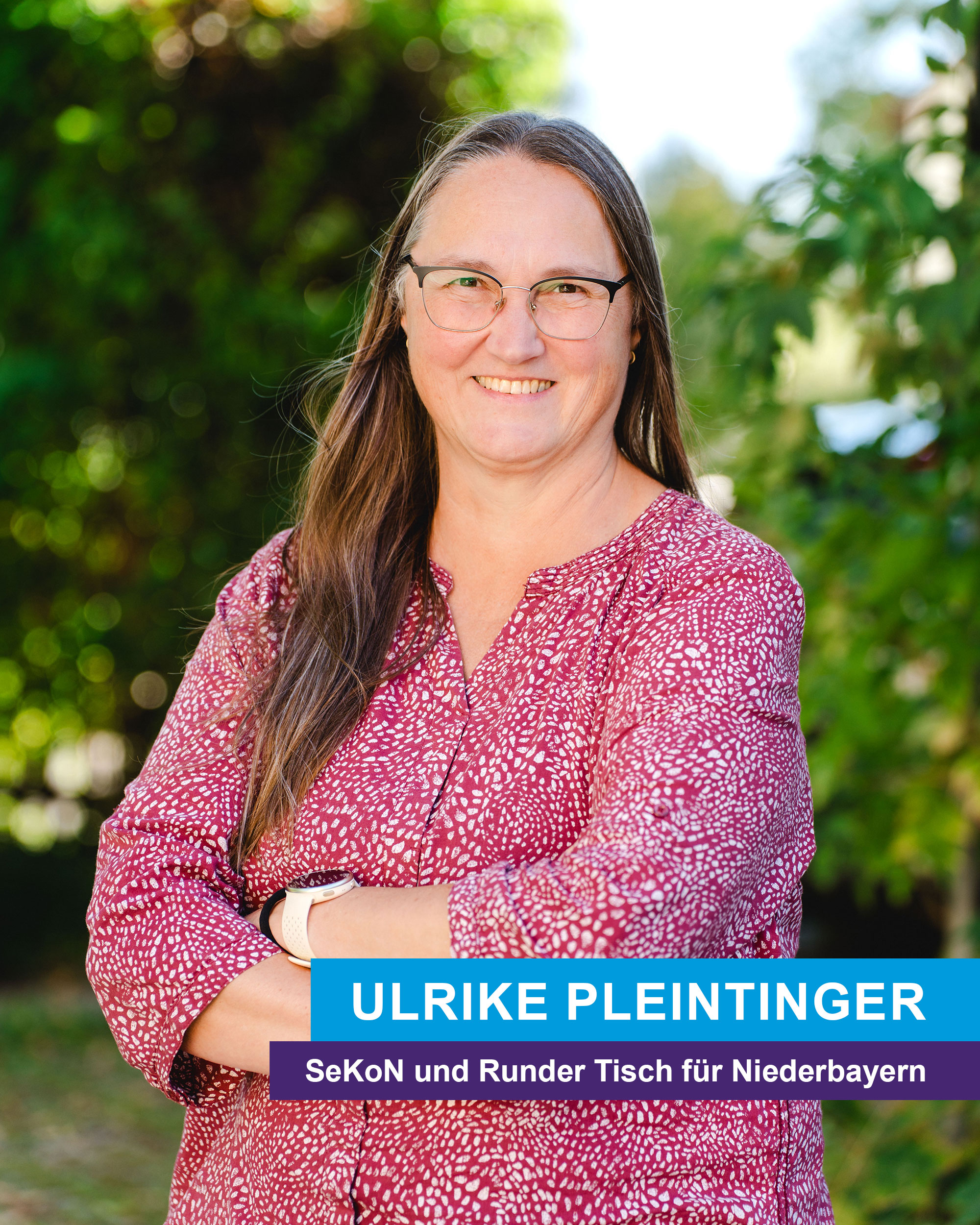 Auf diesem Bild ist Ulrike Pleintinger, zuständig für den Runden Tisch Niederbayern zu sehen